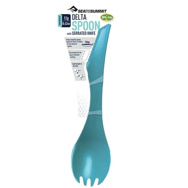 SEA TO SUMMIT COUVERTS DELTA 3 EN 1 FOURCHETTE/COUTEAU/CUILLERE PACIFIC BLUE 23 3 SEA TO SUMMIT COUVERTS DELTA 3 EN 1 FOURCHETTE/COUTEAU/CUILLERE PACIFIC BLUE 23