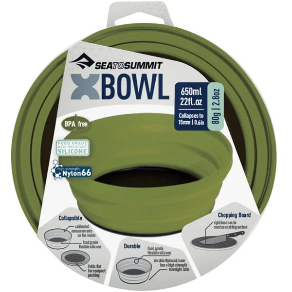SEA TO SUMMIT X-BOWL OLIVE 23 4 SEA TO SUMMIT X-BOWL OLIVE 23 - Image 2