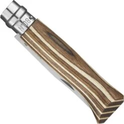 OPINEL N°08 BOULEAU LAMELLÉ BRUN 23 -Hiking And Camping 9 88613 op002388 02