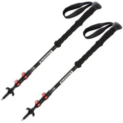 SUMMIT POLES FUJI CARBON - 3 PARTS SPEEDLOCK LONG GRIP BLACK 23 -Hiking And Camping 9 88648 fuji carbon 3 parts speedlock long grip black lkfujicv1 00 03