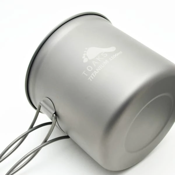 TOAKS TITANIUM 1100ML POT WITH PAN 23 5 TOAKS TITANIUM 1100ML POT WITH PAN 23 - Image 3