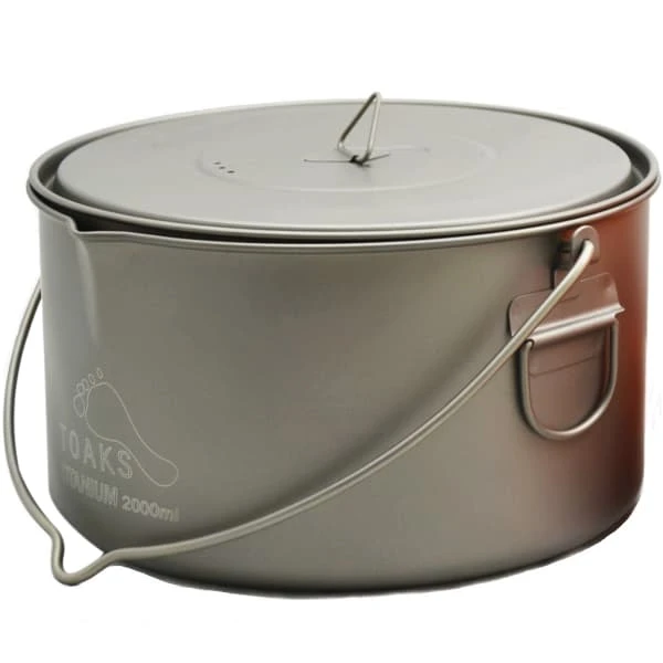 TOAKS TITANIUM 2000ML POT WITH BAIL HANDLE 23 3 TOAKS TITANIUM 2000ML POT WITH BAIL HANDLE 23