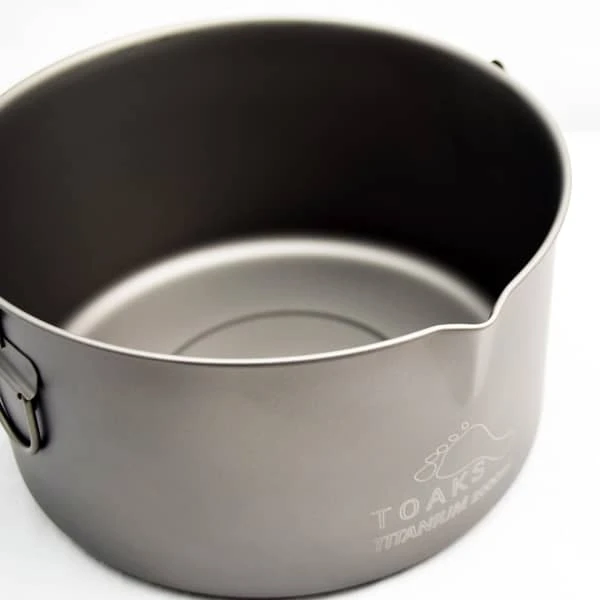 TOAKS TITANIUM 2000ML POT WITH BAIL HANDLE 23 5 TOAKS TITANIUM 2000ML POT WITH BAIL HANDLE 23 - Image 3