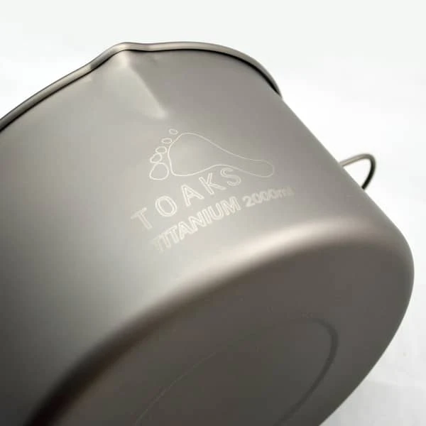 TOAKS TITANIUM 2000ML POT WITH BAIL HANDLE 23 7 TOAKS TITANIUM 2000ML POT WITH BAIL HANDLE 23 - Image 5