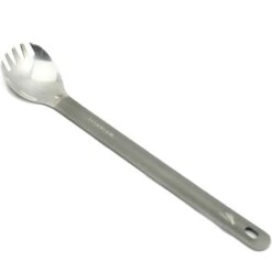 TOAKS TITANIUM LONG HANDLE SPORK WITH POLISHED BOWL 23