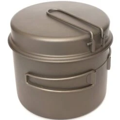 TOAKS TITANIUM 1600ML POT WITH PAN 23 10 TOAKS TITANIUM 1600ML POT WITH PAN 23 -Hiking And Camping 9 99695 titanium 1600ml pot with pan ckw 1600 03