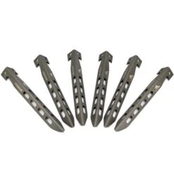 TOAKS TITANIUM LARGE V-SHAPED PEG (PACK OF 6) 23 -Hiking And Camping 9 99701 titanium large v shaped peg pack of 6 peg 10 04