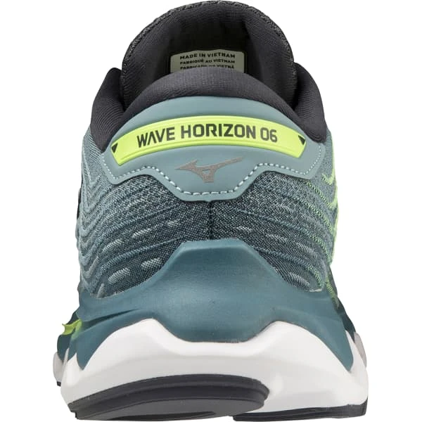 MIZUNO WAVE HORIZON 6 SMOKE BLUE/EBONY/NEO LIME 22 4 MIZUNO WAVE HORIZON 6 SMOKE BLUE/EBONY/NEO LIME 22 - Image 2