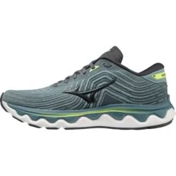 MIZUNO WAVE HORIZON 6 SMOKE BLUE/EBONY/NEO LIME 22 9 MIZUNO WAVE HORIZON 6 SMOKE BLUE/EBONY/NEO LIME 22 -Hiking And Camping 9 100577 j1gc2226 15 03