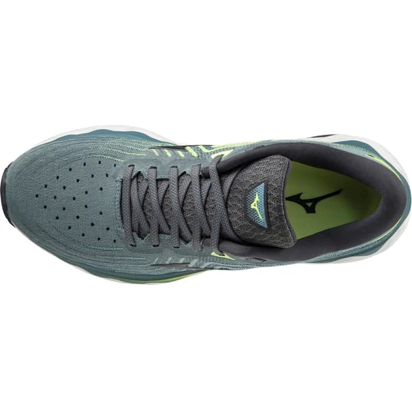 MIZUNO WAVE HORIZON 6 SMOKE BLUE/EBONY/NEO LIME 22 6 MIZUNO WAVE HORIZON 6 SMOKE BLUE/EBONY/NEO LIME 22 - Image 4