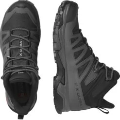 SALOMON X ULTRA 4 MID GORE-TEX BLACK/MAGNET/PEARL BLUE 23 12 SALOMON X ULTRA 4 MID GORE-TEX BLACK/MAGNET/PEARL BLUE 23 -Hiking And Camping 9 101418 x ultra 4 mid gtx black pantone l41383400 05