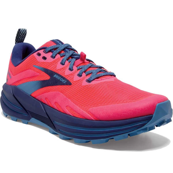 BROOKS CASCADIA 16 W PINK/FLAMBE/COBALT 22 4 BROOKS CASCADIA 16 W PINK/FLAMBE/COBALT 22 - Image 2