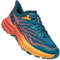 HOKA ONE ONE SPEEDGOAT 5 W BLUE CORAL/CAMELLIA 22 -Hiking And Camping 9 107326 hoka one speedgoat 5 w blue coral camellia 1123158 bccml 03
