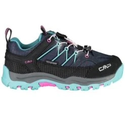 CMP KIDS RIGEL LOW TREKKING WP BLUE ACQUA 23