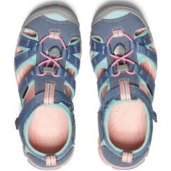 KEEN SEACAMP II CHILD FLINT STONE/OCEAN WAVE 22 -Hiking And Camping 9 109593 ii child flint stone ocean wave 800770 40 122 04