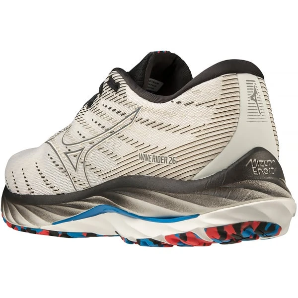 MIZUNO WAVE RIDER 26 SNOW WHITE/SILVER/INDIGO BUNTING 22 6 MIZUNO WAVE RIDER 26 SNOW WHITE/SILVER/INDIGO BUNTING 22 - Image 4