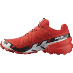 SALOMON SPEEDCROSS 6 GORE-TEX FIERY RED/BLACK/WHITE 23 -Hiking And Camping 9 109729 l41739000 03