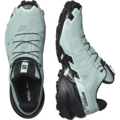 SALOMON SPEEDCROSS 6 GORE-TEX W AQUIFER/BLACK/YUCCA 23 13 SALOMON SPEEDCROSS 6 GORE-TEX W AQUIFER/BLACK/YUCCA 23 -Hiking And Camping 9 109730 l41743500 06