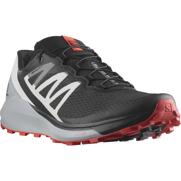 SALOMON SENSE RIDE 4 BLACK/PEARL BLUE/POPPY RED 22 4 SALOMON SENSE RIDE 4 BLACK/PEARL BLUE/POPPY RED 22 - Image 2