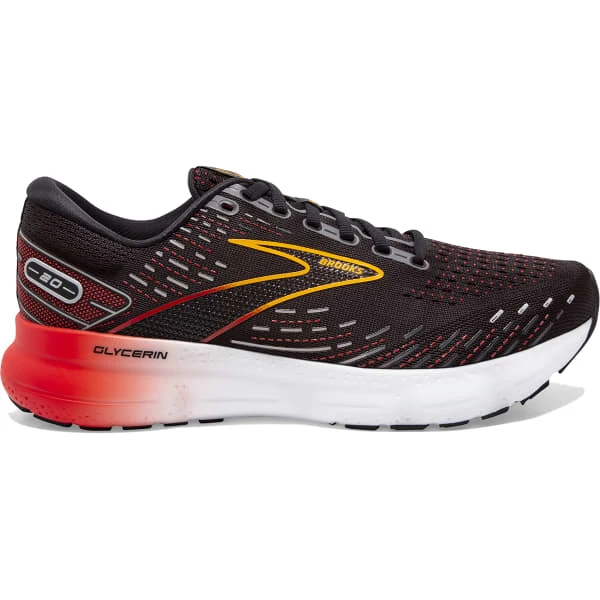 BROOKS GLYCERIN 20 BLACK/PEARL/FIERY RED 23 3 BROOKS GLYCERIN 20 BLACK/PEARL/FIERY RED 23
