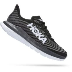 HOKA ONE ONE MACH 5 BLACK/CASTLEROCK 23 -Hiking And Camping 9 110307 mach 5 black castlerock 1127893 bcstl 03