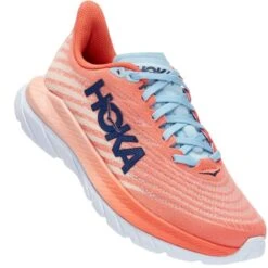 HOKA ONE ONE MACH 5 W CAMELLIA/PEACH PARFAIT 22 -Hiking And Camping 9 110336 mach 5 w camellia peach parfait 1127894 cppf 03
