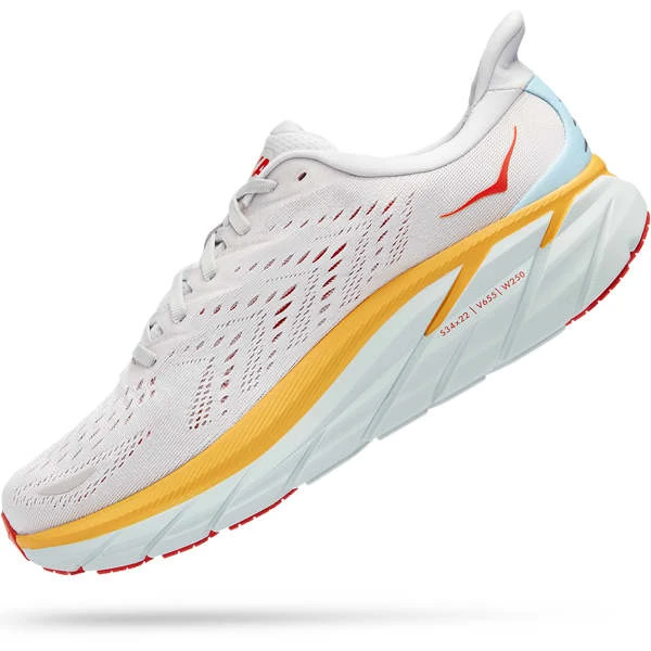 HOKA ONE ONE CLIFTON 8 NIMBUS CLOUD/WHITE OF WHITE 22 8 HOKA ONE ONE CLIFTON 8 NIMBUS CLOUD/WHITE OF WHITE 22 - Image 6