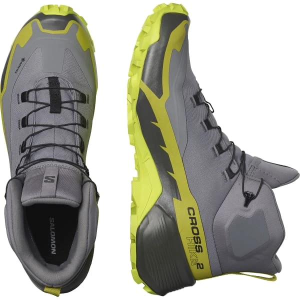 SALOMON CROSS HIKE MID GORE-TEX 2 QUSH/LIME/GO 2022 7 SALOMON CROSS HIKE MID GORE-TEX 2 QUSH/LIME/GO 2022 - Image 5