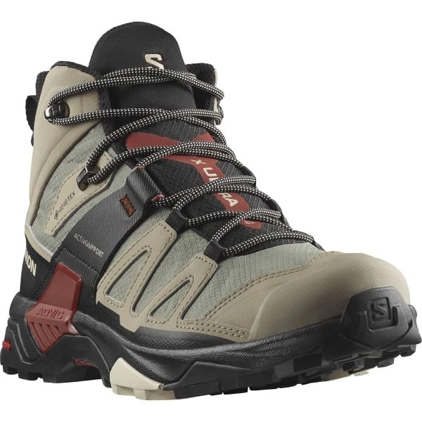 SALOMON X ULTRA 4 MID GORE-TEX VINTAGE KHAKI/BLACK/BURNT HENNA 23 5 SALOMON X ULTRA 4 MID GORE-TEX VINTAGE KHAKI/BLACK/BURNT HENNA 23 - Image 3