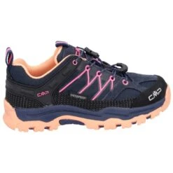 CMP KIDS RIGEL LOW TREKKING WP B.BLUE-SUNRISE 23