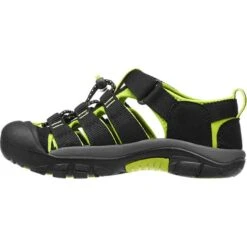 KEEN NEWPORT H2 YOUTH BLACK/LIME GREEN 23 -Hiking And Camping 9 40761 newport h2 youth blacklime green 1009965 03