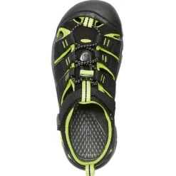 KEEN NEWPORT H2 YOUTH BLACK/LIME GREEN 23 -Hiking And Camping 9 40761 newport h2 youth blacklime green 1009965 05