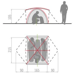 VAUDE CAMPO 3P CHUTE GREEN 23 11 VAUDE CAMPO 3P CHUTE GREEN 23 -Hiking And Camping 9 56889 campo 3p chutegreen 14223 459 05
