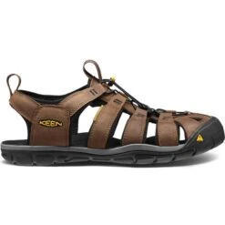 KEEN CLEARWATER CNX LEATHER DARK EARTHER BLACK 22