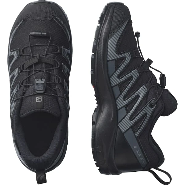 SALOMON XA PRO V8 CWSP JR BLACK/BLACK/EBONY 23 7 SALOMON XA PRO V8 CWSP JR BLACK/BLACK/EBONY 23 - Image 5