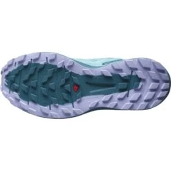 SALOMON SENSE RIDE 4 W DELPHINIUM BLUE/MALLARD BLUE/LAVENDER 22 -Hiking And Camping 9 90616 sense ride 4 delphinium blue mallard blue lavender l41450200 06