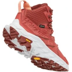 HOKA ONE ONE ANACAPA MID GORE-TEX W HOT SAUCE/CHERRY MAHOGANY 22 -Hiking And Camping 9 91502 anacapa mid gore tex w hot sauce cherry mahogany 1119372 hscm 04