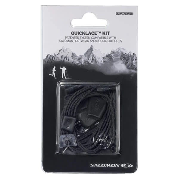 SALOMON QUICKLACE KIT BLACK 22 3 SALOMON QUICKLACE KIT BLACK 22
